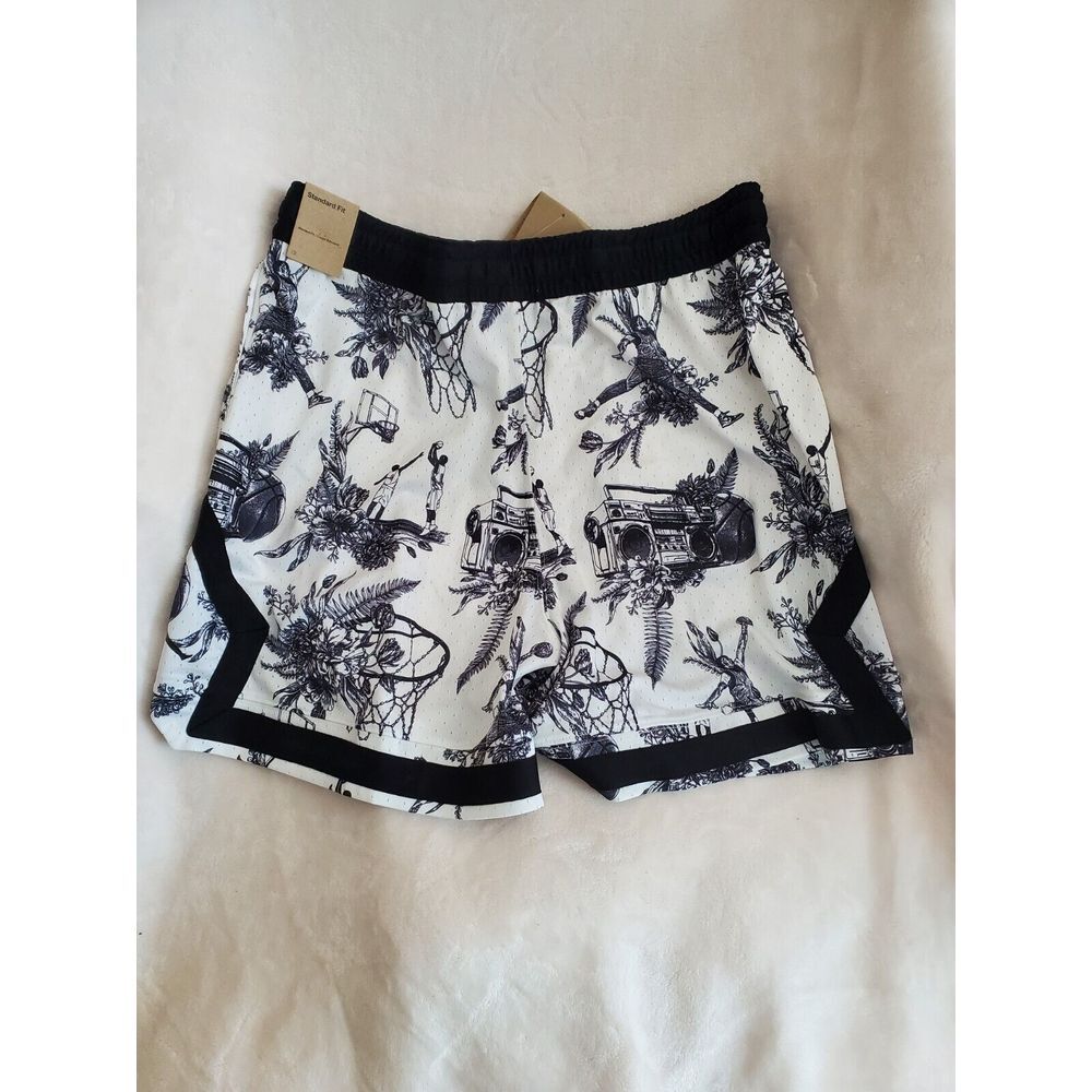 Air Jordan Sport Dri-FIT‎ Mens Large Shorts Printed White Diamond FV8614 100